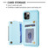 iPhone 12 / 12 Pro BF27 Metal Ring Card Bag Holder Phone Case - Blue