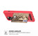 iPhone 12 Pro ZM06 Card Bag TPU + Leather Phone Case - Red