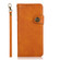 iPhone 12 / 12 Pro KHAZNEH Dual-Splicing Cowhide Texture Horizontal Flip Leather Case with Holder & Card Slots & Wallet & Lanyard - Brown