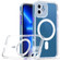 iPhone 12 Cat-eye TPU + Acrylic Magsafe Phone Case - Purple