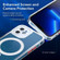 iPhone 12 Cat-eye TPU + Acrylic Magsafe Phone Case - Blue