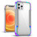 iPhone 12 iPAKY Thunder Series Aluminum alloy Shockproof Protective Case - Rainbow