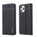 iPhone 12 / 12 Pro GEBEI Top-grain Leather Horizontal Flip Protective Case with Holder & Card Slots - Black