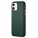 iPhone 12 Carbon Fiber Leather Texture Kevlar Anti-fall Phone Protective Case - Green