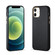iPhone 12 Carbon Fiber Leather Texture Kevlar Anti-fall Phone Protective Case - Black