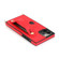 iPhone 12 / 12 Pro PU+TPU Shockproof Protective Case with Crossbody Lanyard & Holder & Card Slot & Wrist Strap - Red