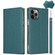 iPhone 12 / 12 Pro Litchi Genuine Leather Phone Case - Sky Blue