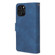 iPhone 12 / 12 Pro Multifunctional Retro Frosted Horizontal Flip Leather Case with Card Slot & Holder & Zipper Wallet & Photo Frame & Lanyard - Blue