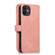 iPhone 12 Dream 9-Card Wallet Zipper Bag Leather Phone Case - Pink