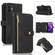 iPhone 12 Dream 9-Card Wallet Zipper Bag Leather Phone Case - Black