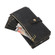 iPhone 12 Dream 9-Card Wallet Zipper Bag Leather Phone Case - Black