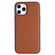 iPhone 12 / 12 Pro GEBEI Full-coverage Shockproof Leather Protective Case - Brown