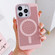 iPhone 12 Pro Grid Cooling MagSafe Magnetic Phone Case - Pink