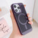 iPhone 12 Pro Grid Cooling MagSafe Magnetic Phone Case - Dark Purple