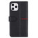iPhone 12 / 12 Pro GEBEI Top-grain Leather Horizontal Flip Protective Case with Holder & Card Slots & Wallet & Photo Frame - Black