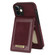iPhone 12 N.BEKUS Vertical Flip Card Slot RFID Phone Case - Wine Red