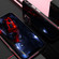 iPhone 12 Pro Aurora Series Lens Protector + Metal Frame Protective Case - Black Red