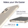 iPhone 12 LESUDESIGN Series Frosted Acrylic Anti-fall Protective Case - Transparent