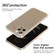 iPhone 12 LESUDESIGN Series Frosted Acrylic Anti-fall Protective Case - Transparent