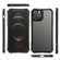 iPhone 12 LESUDESIGN Series Frosted Acrylic Anti-fall Protective Case - Black