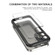 iPhone 12 LESUDESIGN Series Frosted Acrylic Anti-fall Protective Case - Black