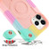 iPhone 12 / 12 Pro Colorful Magsafe Magnetic Phone Case - Colorful Rose Gold