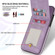 iPhone 12 N.BEKUS Vertical Flip Card Slot RFID Phone Case - Purple