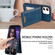 iPhone 12 N.BEKUS Vertical Flip Card Slot RFID Phone Case - Blue
