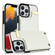 iPhone 12 / 12 Pro Metal Buckle Card Slots Phone Case - White