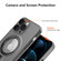iPhone 12 Pro MagSafe Magnetic Multifunctional Holder Phone Case - Purple