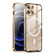 iPhone 12 MagSafe Frosted Metal Phone Case - Gold