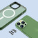 iPhone 12 Skin Feel TPU + Frosted PC MagSafe Phone Case - Green