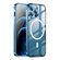 iPhone 12 Pro MagSafe Frosted Metal Phone Case - Blue