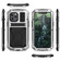 iPhone 12 / 12 Pro R-JUST Shockproof Waterproof Dust-proof Metal + Silicone Protective Case with Holder - Silver