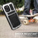 iPhone 12 / 12 Pro R-JUST Shockproof Waterproof Dust-proof Metal + Silicone Protective Case with Holder - Silver