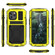 iPhone 12 / 12 Pro R-JUST Shockproof Waterproof Dust-proof Metal + Silicone Protective Case with Holder - Yellow
