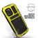 iPhone 12 / 12 Pro R-JUST Shockproof Waterproof Dust-proof Metal + Silicone Protective Case with Holder - Yellow