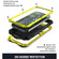 iPhone 12 / 12 Pro R-JUST Shockproof Waterproof Dust-proof Metal + Silicone Protective Case with Holder - Yellow