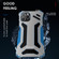 iPhone 12 / 12 Pro R-JUST Shockproof Armor Metal Protective Case - Blue