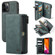 iPhone 12 / 12 Pro CaseMe 018 Detachable Multi-functional Horizontal Flip Leather Case, with Card Slot & Holder & Zipper Wallet & Photo Frame - Blue