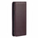 iPhone 12 / 12 Pro 2 in 1 Detachable Magnetic Horizontal Flip Genuine Leather Case with Holder & Card Slots & Wallet - Dark Brown