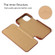 iPhone 12 / 12 Pro Fierre Shann Business Magnetic Horizontal Flip Genuine Leather Case - Brown