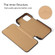 iPhone 12 / 12 Pro Fierre Shann Business Magnetic Horizontal Flip Genuine Leather Case - Black
