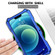 iPhone 12 / 12 Pro Camshield Shockproof Life Waterproof Dustproof Metal Case with Holder - Blue