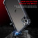 iPhone 12 Machinist Metal Phone Protective Frame - Black