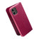 iPhone 12 / 12 Pro QIALINO Crocodile Texture Horizontal Flip Leather Case with Card Slots & Wallet - Rose Red
