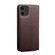 iPhone 12 / 12 Pro QIALINO Business Horizontal Flip Leather Case with Holder & Card Slots & Wallet - Brown