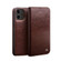 iPhone 12 / 12 Pro QIALINO Horizontal Flip Leather Case with Holder & Card Slots & Wallet - Brown