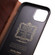 iPhone 12 / 12 Pro QIALINO Horizontal Flip Leather Case with Holder & Card Slots & Wallet - Brown