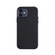 iPhone 12 / 12 Pro Mesh Texture Cowhide Leather Back Cover Full-wrapped Shockproof Case - Black